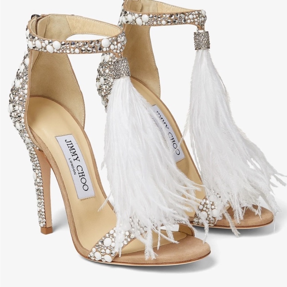 Jimmy Choo wedding shoe